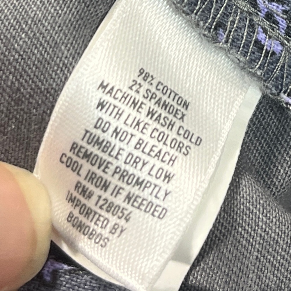 Bonobos Grey Slim Chinos - Picture 9 of 9